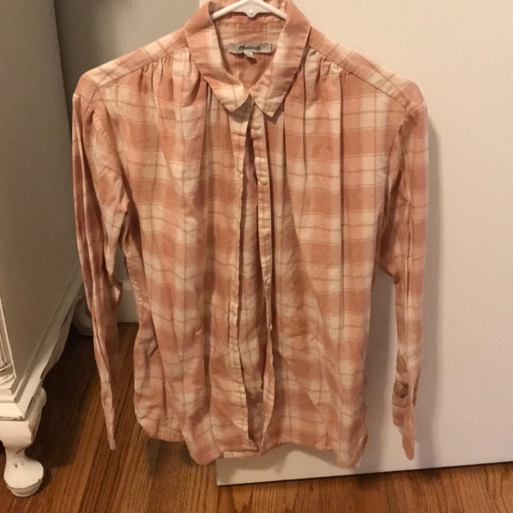 Madewell pink button down. 100% cotton